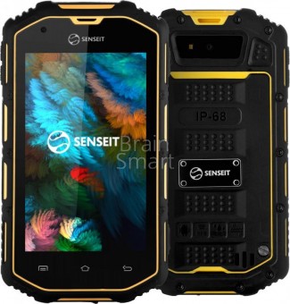 Смартфон SENSEIT R390+ 8 ГБ желтый + футболка + кепка фото