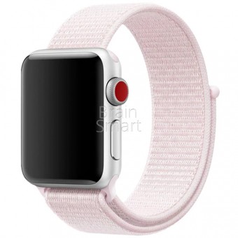 Ремешок Нейлоновый Apple Watch 42/44mm розовый (3) фото