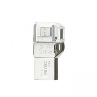 USB флеш Mirex BINAR 16 ГБ серебристый фото
