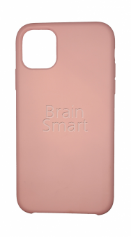 Чехол накладка силиконовая iPhone 11 Silicone Case Светло-Розовый (6) фото