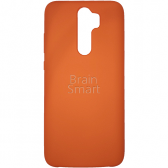 Чехол накладка силиконовая Xiaomi Redmi Note 8 Pro Silicone Case (13) Оранжевый фото