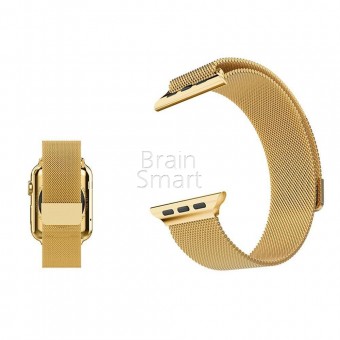 Ремешок Apple Watch MILANESS Magnetic Closure 42mm золотистый фото