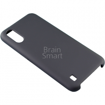 Чехол накладка силиконовая Samsung A015 (A01 2020) Silicone Case (Копия) Grey фото