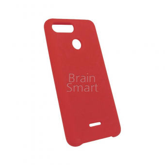 Чехол накладка силиконовая Xiaomi Redmi 6 Silicone Cover (14) Красный фото