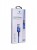USB кабель Monarch J-series Lightning плетеный автоотключение 1.2 m Blue фото