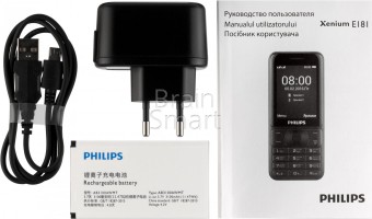 Сотовый телефон Philips Xenium E181 черный фото