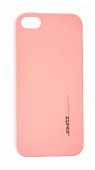 Чехол накладка силиконовая iPhone 5/5S/SE SMTT Simeitu Soft touch розовый