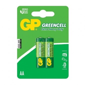 Батарейка GP R6 Greencell (2шт./блистер) Super heavy duty Умная электроника фото