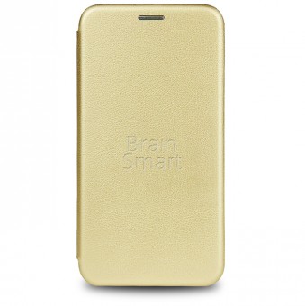 Чехол книжка Creative Case Xiaomi Redmi Note 5 кожа золотистый фото