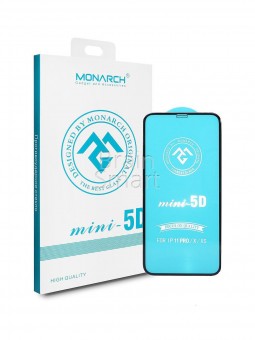 Стекло защитное iPhone XS /11 Pro Monarch Mini Full Glue 5D Black фото