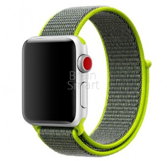 Ремешок Нейлоновый Apple Watch 42mm салатовый фото