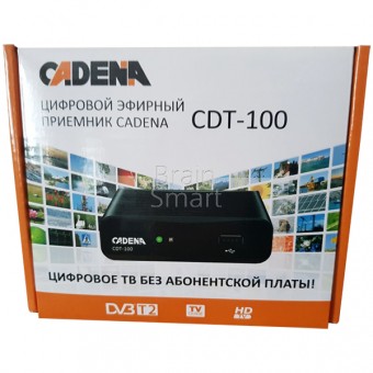Ресивер DVB-T2 Cadana CDT-100 Black фото