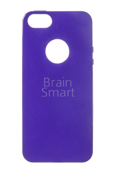 Чехол накладка силиконовая iPhone 5/5S Oucase Brighten Series Фиолетовый фото