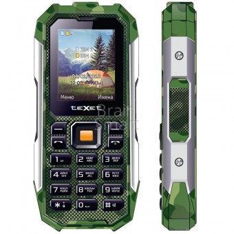 Мобильный телефон Texet TM-518R зелёный фото