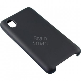 Чехол накладка силиконовая Samsung A01 Core 2020 Silicone Case Черный (18) фото