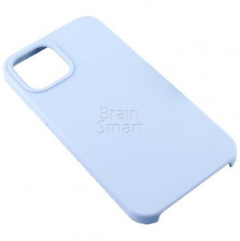 Чехол накладка силиконовая iPhone 12/12 Pro Silicone Case Светло-Голубой (5) фото