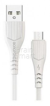 USB кабель Borofone BX37 Wieldy Type-C (1m) Белый фото