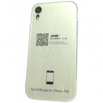 Чехол накладка силиконовая iPhone XR SMTT Simeitu Soft touch прозрачный фото