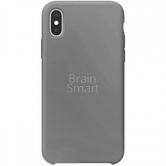 Чехол накладка силиконовая iPhone Xs Max Silicone Case (10) Светло-Серый фото