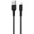 USB кабель Borofone BX30 Silicone Lightning (1m) Черный фото