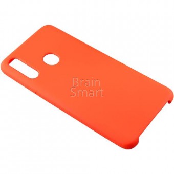 Чехол накладка силиконовая Samsung A20S Silicone Case (13) Оранжевый фото