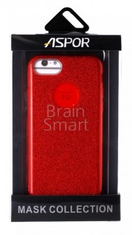 Чехол накладка силиконовая iPhone 7/8 Aspor Mask Collection Песок красный фото