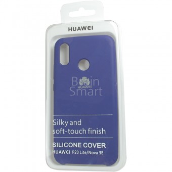 Чехол накладка силиконовая Huawei Honor P20 Lite/Nova 3e Silicone Case (36) Фиолетовый фото