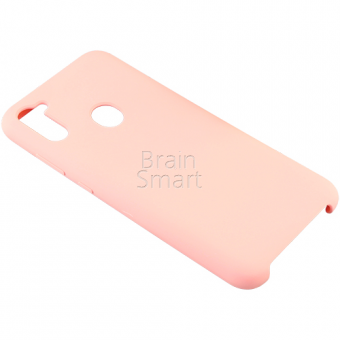 Чехол накладка силиконовая Samsung M11 2020 Silicone Case Светло-Розовый (6) фото