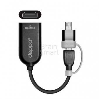 Deppa MHL адаптер для смартфонов  micro USB-HDMI (72125) 0.15м фото
