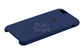 Чехол накладка силиконовая iPhone 6/6S Soft Touch 360 синий фото