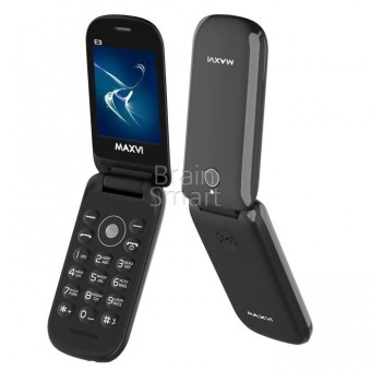 Мобильный телефон Maxvi E3 чёрный фото