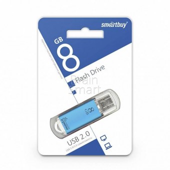 Память USB Flash Smart Buy V-Cut 8 ГБ голубой фото