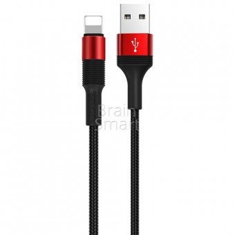USB кабель Borofone BX21 Outstanding Lightning (1м) Black/Red фото