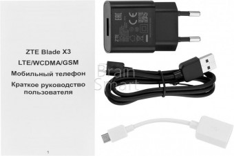 Смартфон ZTE Blade X3 8 ГБ черный фото