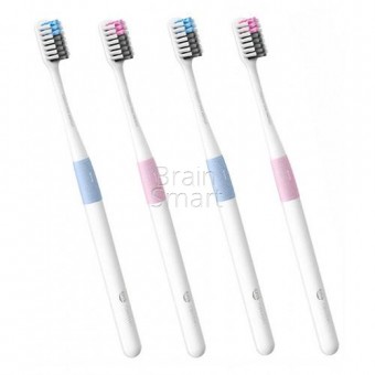 Набор зубных щеток Xiaomi DR.BEI Bass Method Toothbrush (4шт.) + дорожные боксы Умная электроника фото
