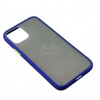 Чехол накладка силиконовая iPhone 12/12 Pro AirMatt Blue фото