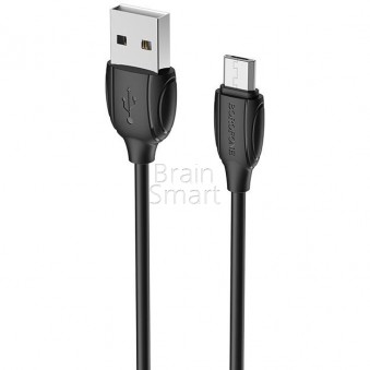 USB кабель Borofone BX19 Benefit Micro (1м) Black фото