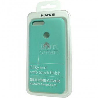 Чехол накладка силиконовая Huawei P Smart Silicone Case (21) Мятный фото