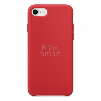 Чехол накладка силиконовая iPhone 7/8 Soft Touch 360 красный (14) фото