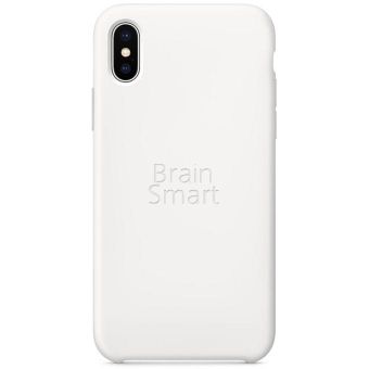 Чехол накладка силиконовая iPhone Xs Max Silicone Case (9) Белый фото