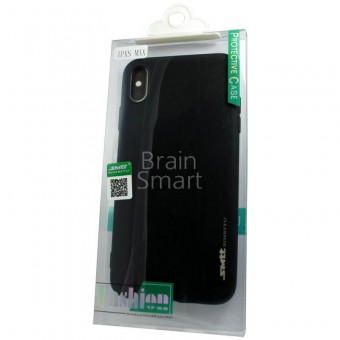 Чехол накладка силиконовая iPhone Xs Max SMTT Simeitu Soft touch черный фото