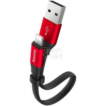 USB кабель Baseus Nimble Portable For Apple 23 см Black/Red фото