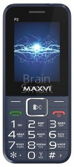 Мобильный телефон Maxvi P2 синий фото