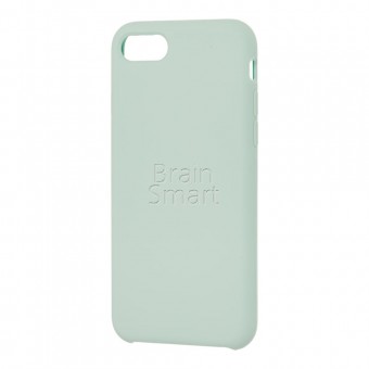 Чехол накладка силиконовая iPhone 7/8 Silicone Case Светло-Бирюзовый (17) фото