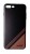 Чехол накладка силиконовая iPhone 7 Plus DLONS черный/коричневый фото