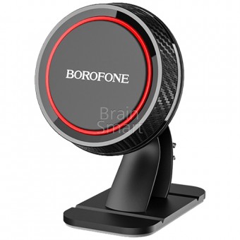 Автомобильный держатель Borofone BH13 Journey Magnetic Black фото