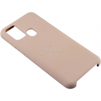 Чехол накладка силиконовая Samsung M31 2020 Silicone Case Пудровый (19) фото