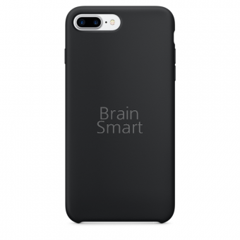 Чехол накладка силиконовая iPhone 7/8 Plus Silicone Case Черный (18) фото