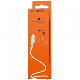 USB кабель Borofone BX16 Easy Micro (1м) White фото