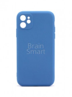 Чехол накладка силиконовая iPhone 11 Monarch Premium PS-01 Голубой фото